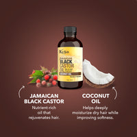 Kuza Jamaican Black Castor Oil Skin & Hair Treatment - Coconut, 4 fl oz