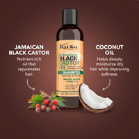 Kuza Jamaican Black Castor Oil Shampoo, 8 fl oz