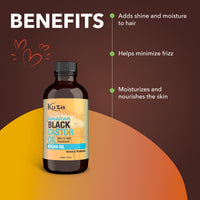 Kuza Jamaican Black Castor Oil Skin & Hair Treatment - Argan, 4 fl oz