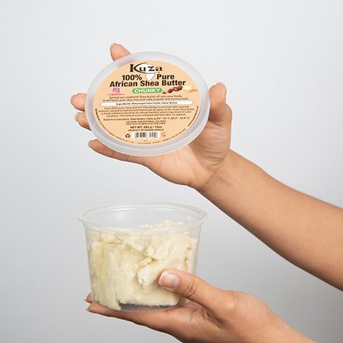 Pure African Shea Butter, White, Chunky