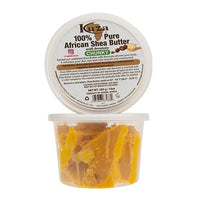 Pure African Shea Butter with Borututu, Yellow, Chunky