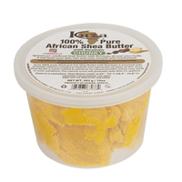 Pure African Shea Butter with Borututu, Yellow, Chunky