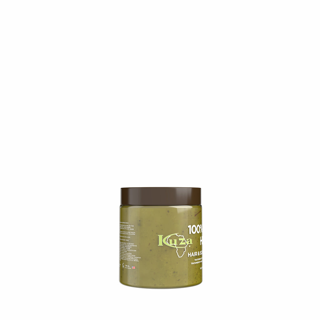 Kuza 100% Indian Hemp Hair & Scalp Treatment, 4 oz
