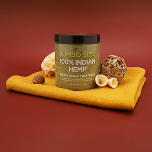 Kuza 100% Indian Hemp Hair & Scalp Treatment, 18 oz Jumbo Size
