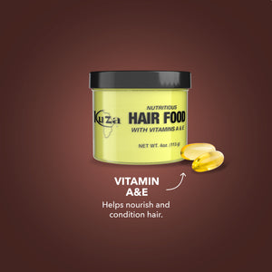 Kuza Nutritious Hair Food with Vitamins A & E, 4oz