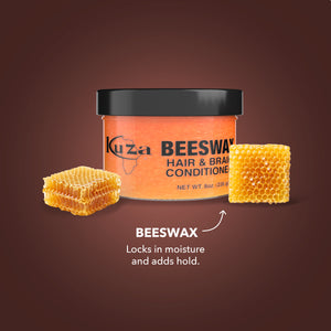 Kuza Beeswax Hair & Braid Conditioner, 8oz