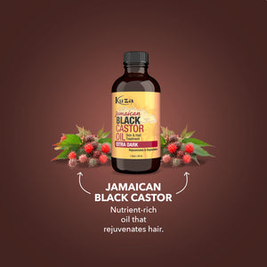 Kuza Jamaican Black Castor Oil Skin & Hair Treatment - Extra Dark, 4 fl oz