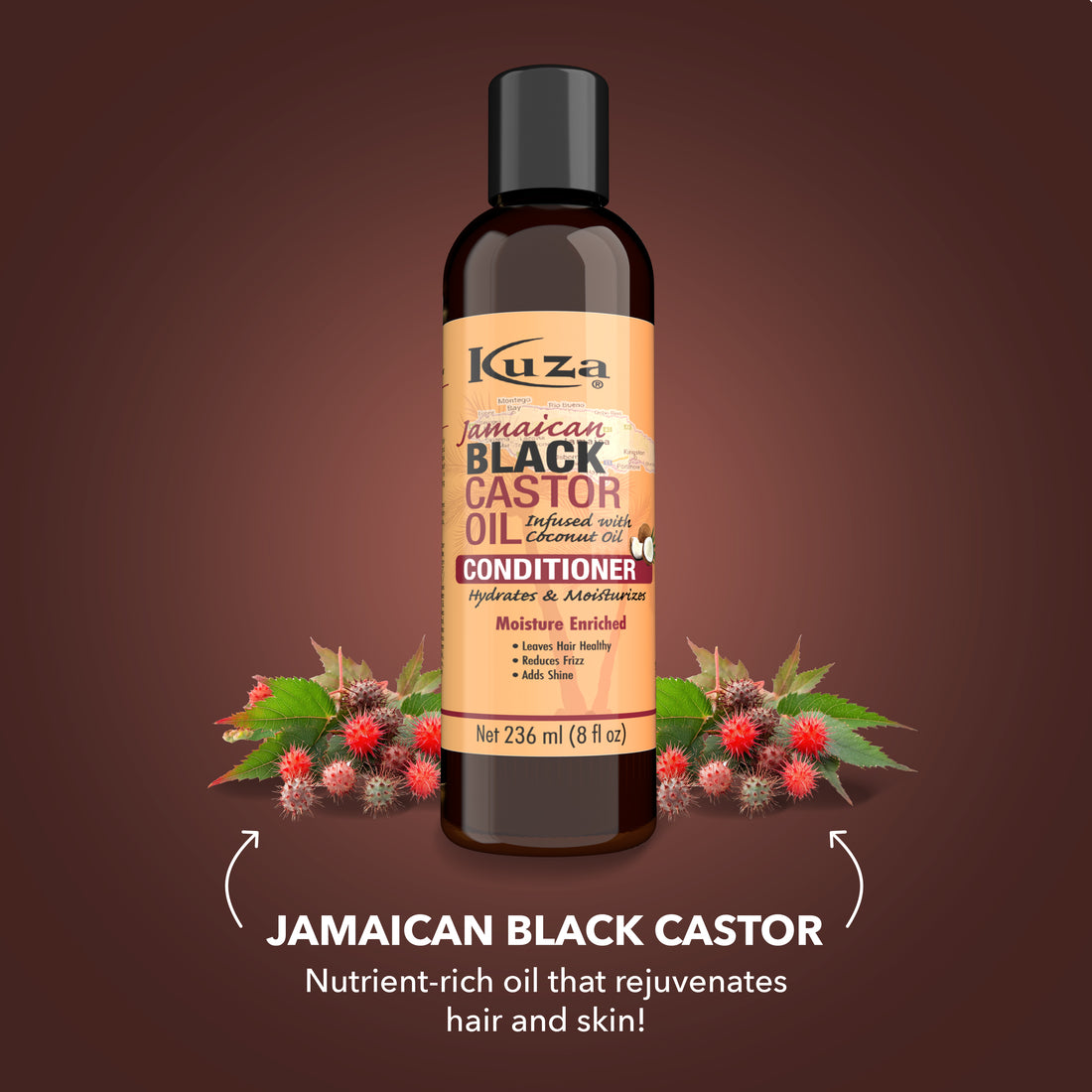 Kuza Jamaican Black Castor Oil Conditioner, 8 fl oz
