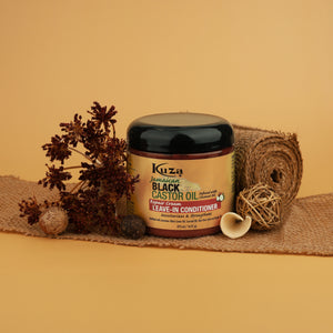 Kuza Jamaican Black Castor Oil Repair Cream Leave-In Conditioner, 16 fl oz