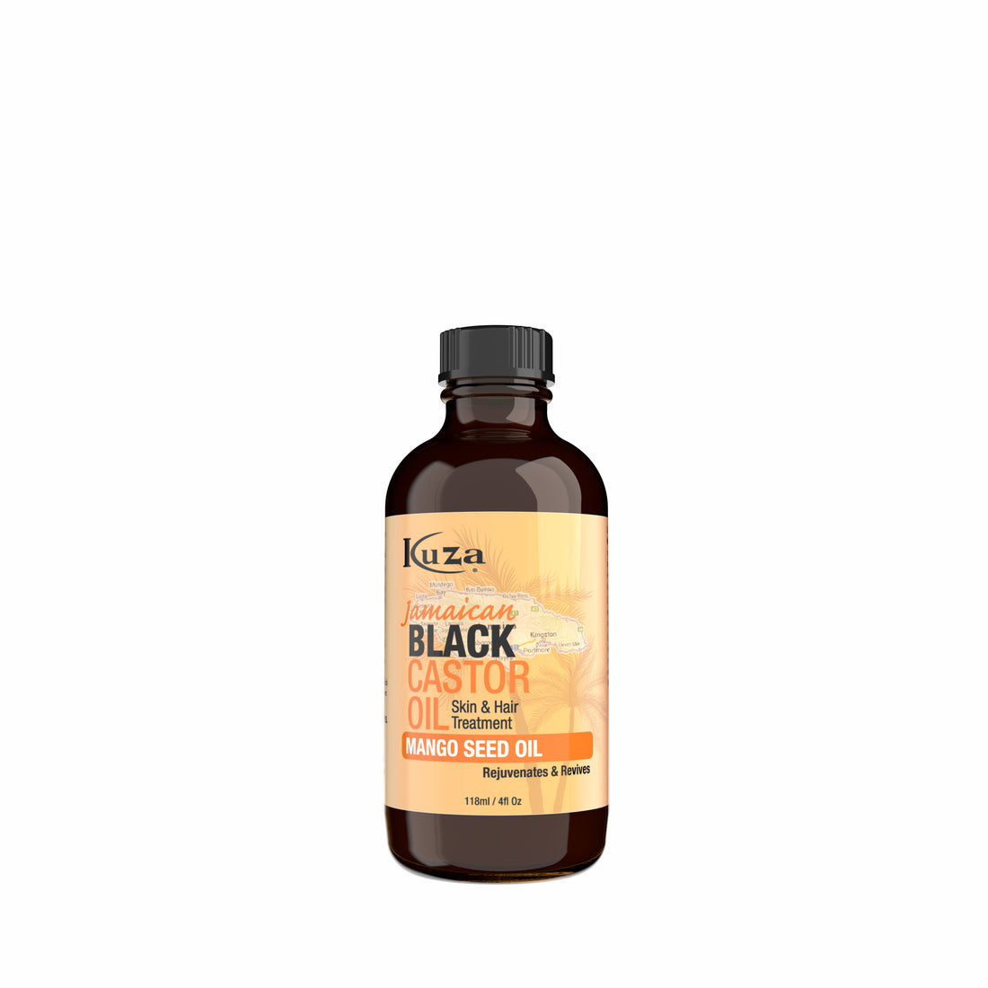 Kuza Jamaican Black Castor Oil Skin & Hair Treatment - Mango Seed Oil, 4 fl oz