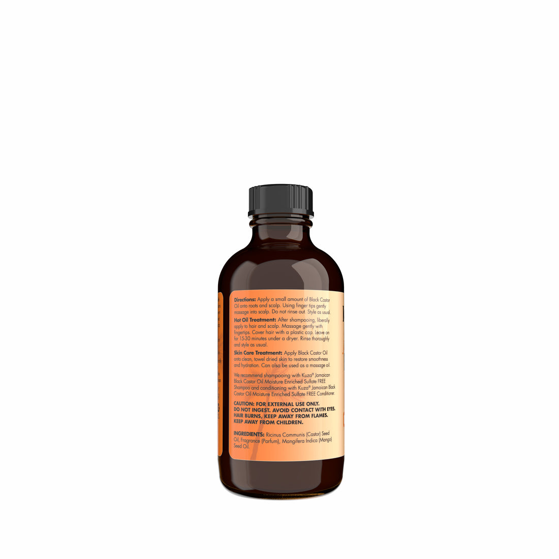 Kuza Jamaican Black Castor Oil Skin & Hair Treatment - Mango Seed Oil, 4 fl oz