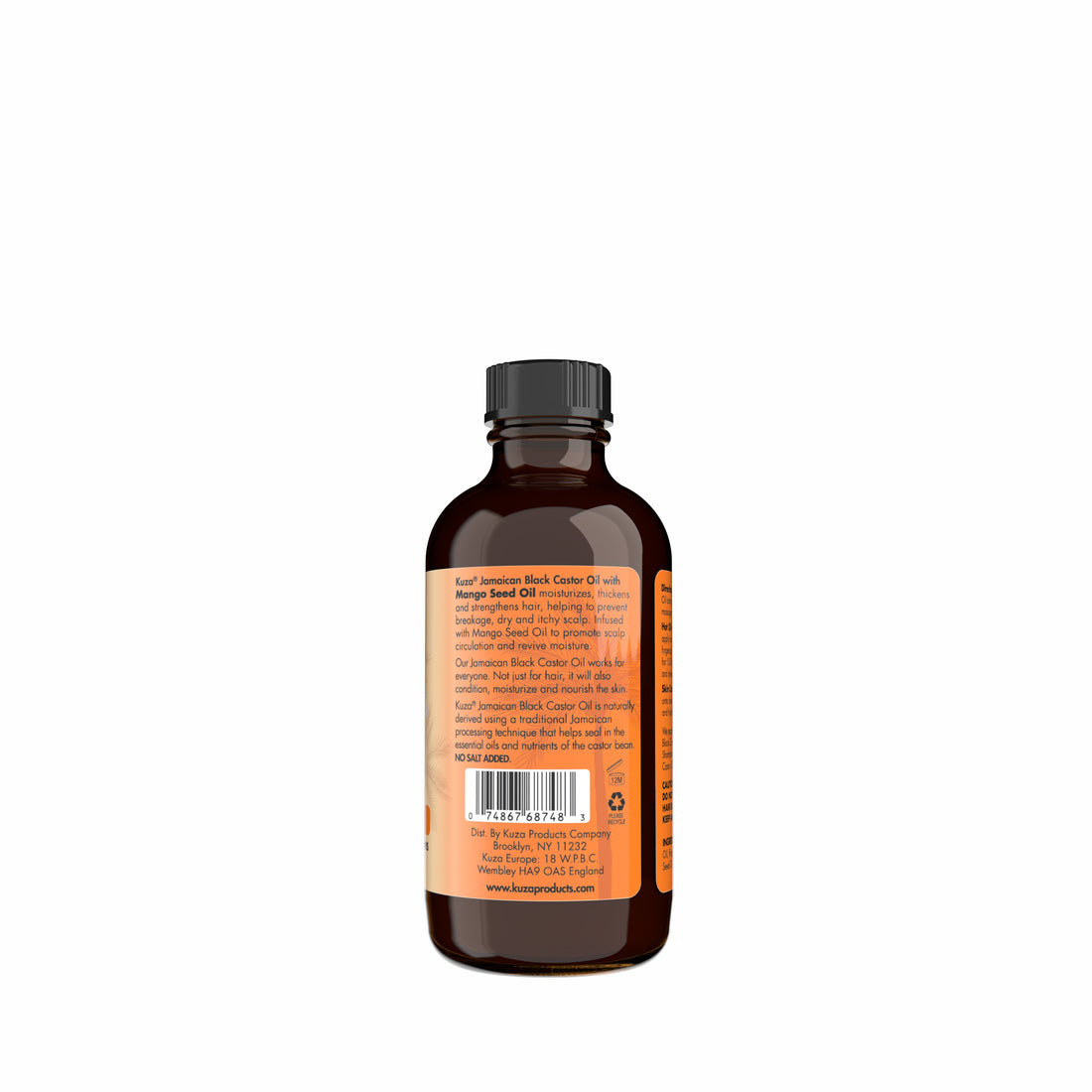 Kuza Jamaican Black Castor Oil Skin & Hair Treatment - Mango Seed Oil, 4 fl oz