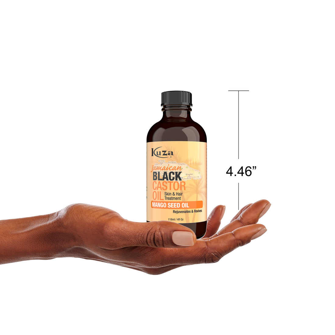 Kuza Jamaican Black Castor Oil Skin & Hair Treatment - Mango Seed Oil, 4 fl oz