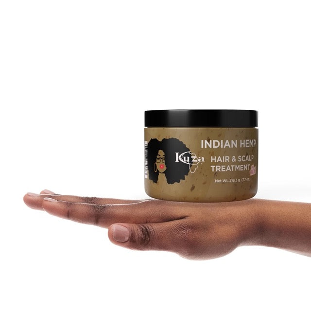 Kuza® Indian Hemp Hair & Scalp Treatment with Chebe