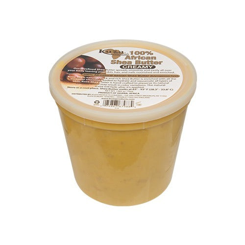 Kuza® 100% Pure African Shea Butter with Borututu, Yellow, Creamy