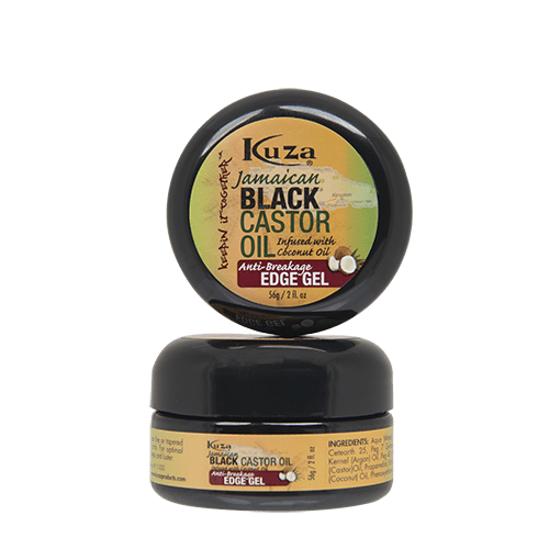 Achieve Sleek, Controlled Edges with Kuza® Jamaican Black Castor Oil Edge Gel